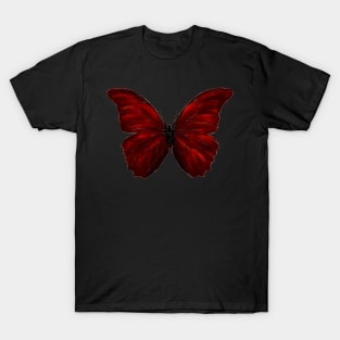 Red Butterfly realistic T-Shirt